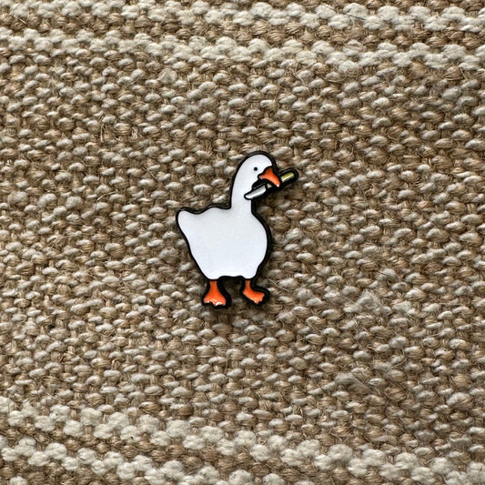 Goose with Knife!